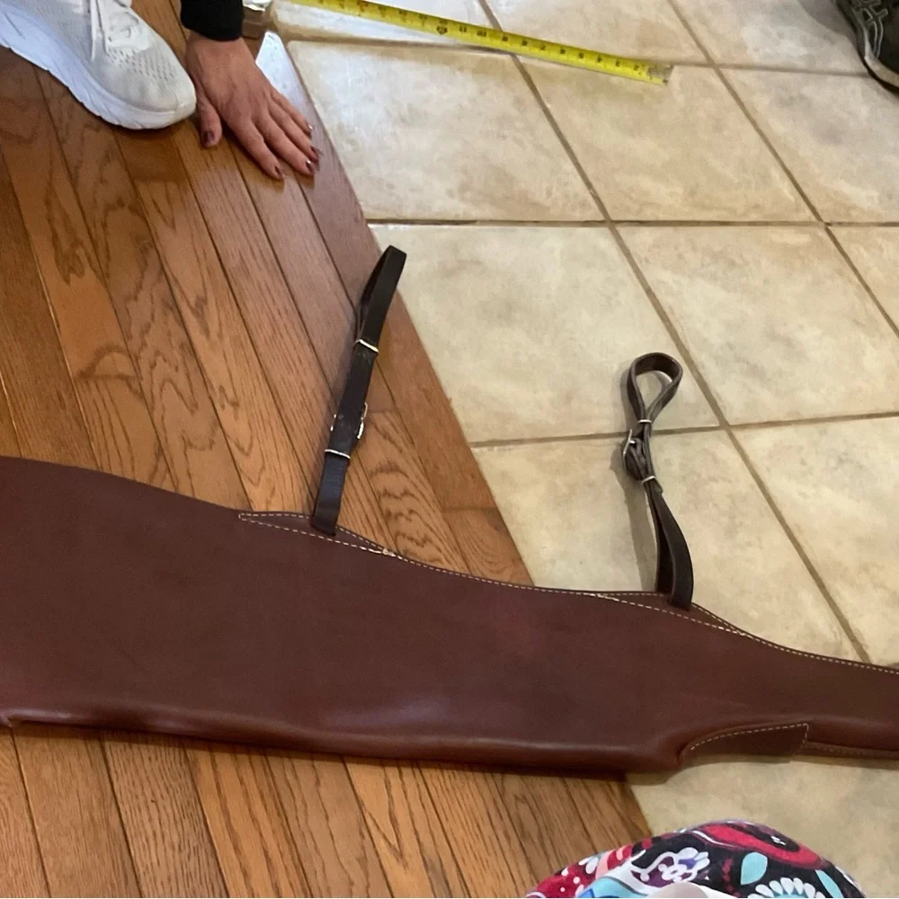 Leather scabbard, custom made, brown in color, protection and luxury, NWT - Picture 4 of 8